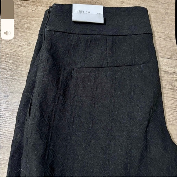 🔖NWT LOFT Black High Waist Scalloped Shorts - Picture 5 of 7